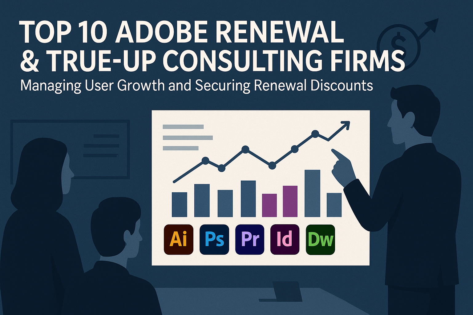 top 10 adobe renewal & true up consulting firms – managing user growth and securing renewal discounts